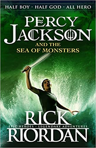 Percy Jackson and the Sea of Monsters book cover