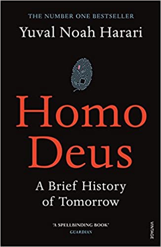 Homo Deus A Brief History of Tomorrow  book cover