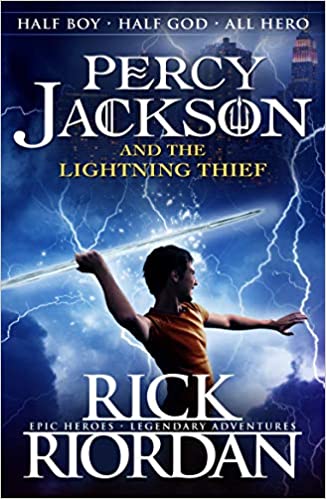 Percy Jackson And The Lightning Thief book cover