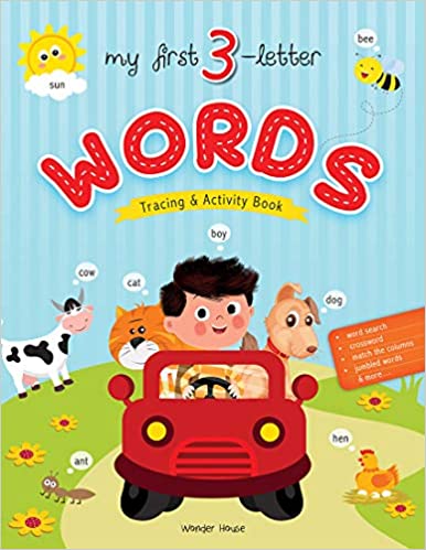 My First 3 Letter Words : Tracing And Activity Book book cover