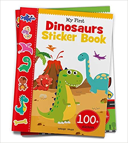 My First Dinosaurs Sticker Book: My First Sticker Books book cover