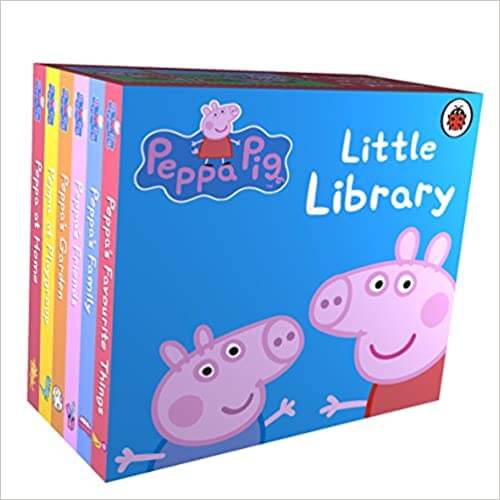 Peppa Pig: Little Library Board book book cover